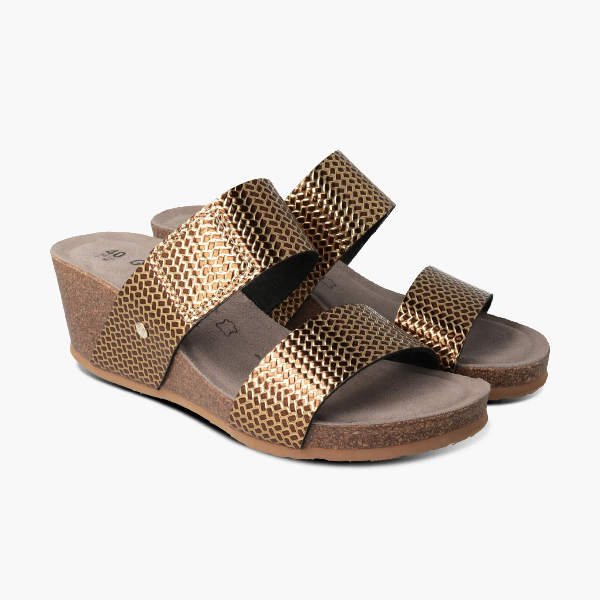 Aline Gold Sandals