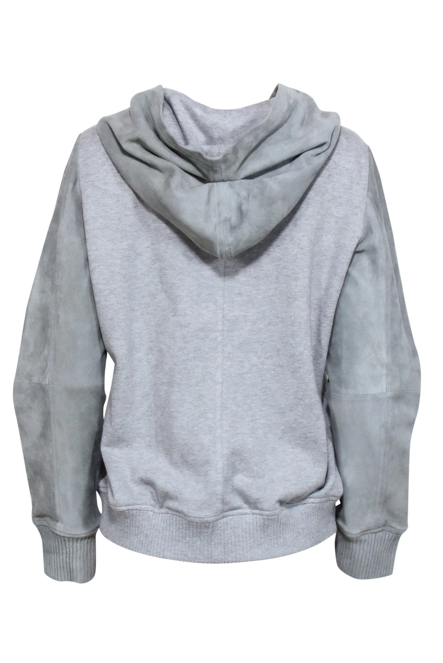 AS by DF - Grey Suede Sweatshirt Sz L