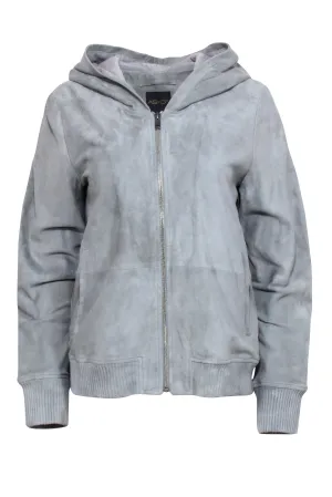 AS by DF - Grey Suede Sweatshirt Sz L