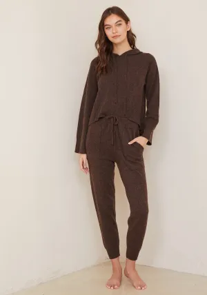 Bella Dahl - Pocket Jogger in Heather Chocolate