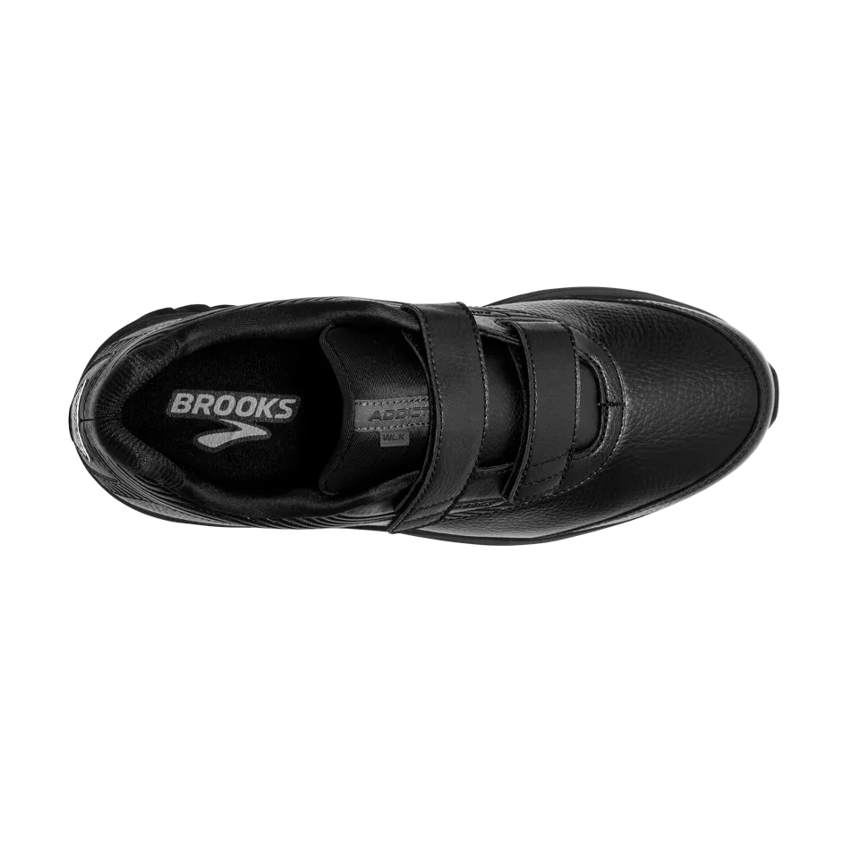 Brooks Women's Addiction Walker V-Strap 2 D Width Black/Black