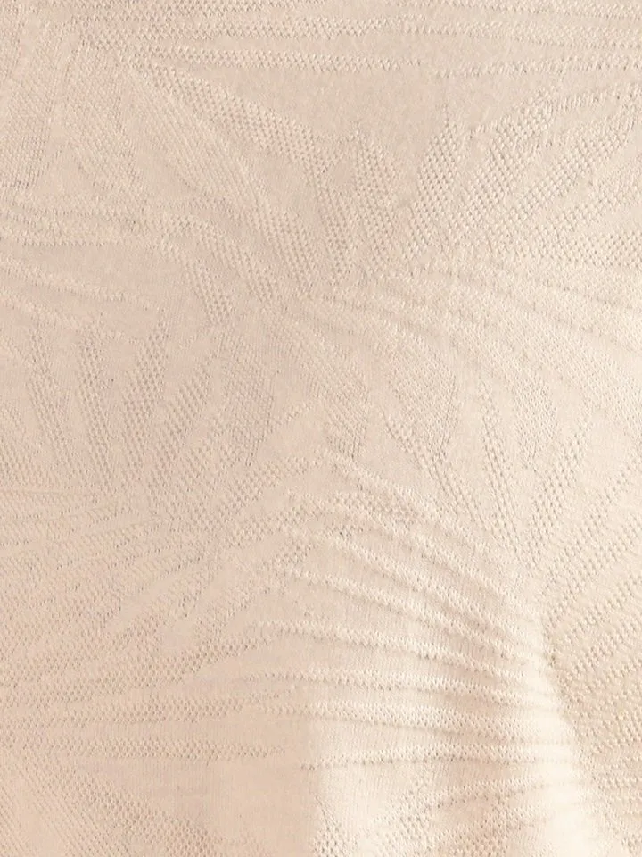 Drop-shoulder Jacquard T-shirt - Paradise