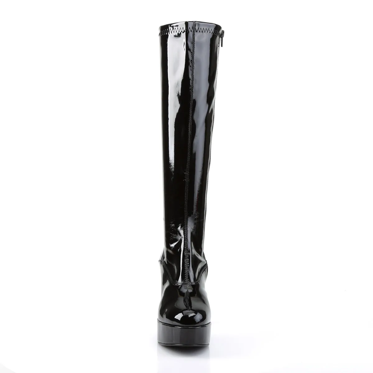 EXOTICA-2000 Funtasma Black Patent Fancy Dress Women's Boots (Fantasy Footwear)