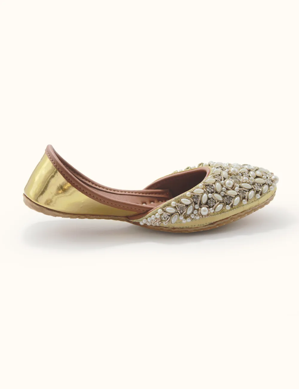 Fawn Gold | Fancy Khussa for women
