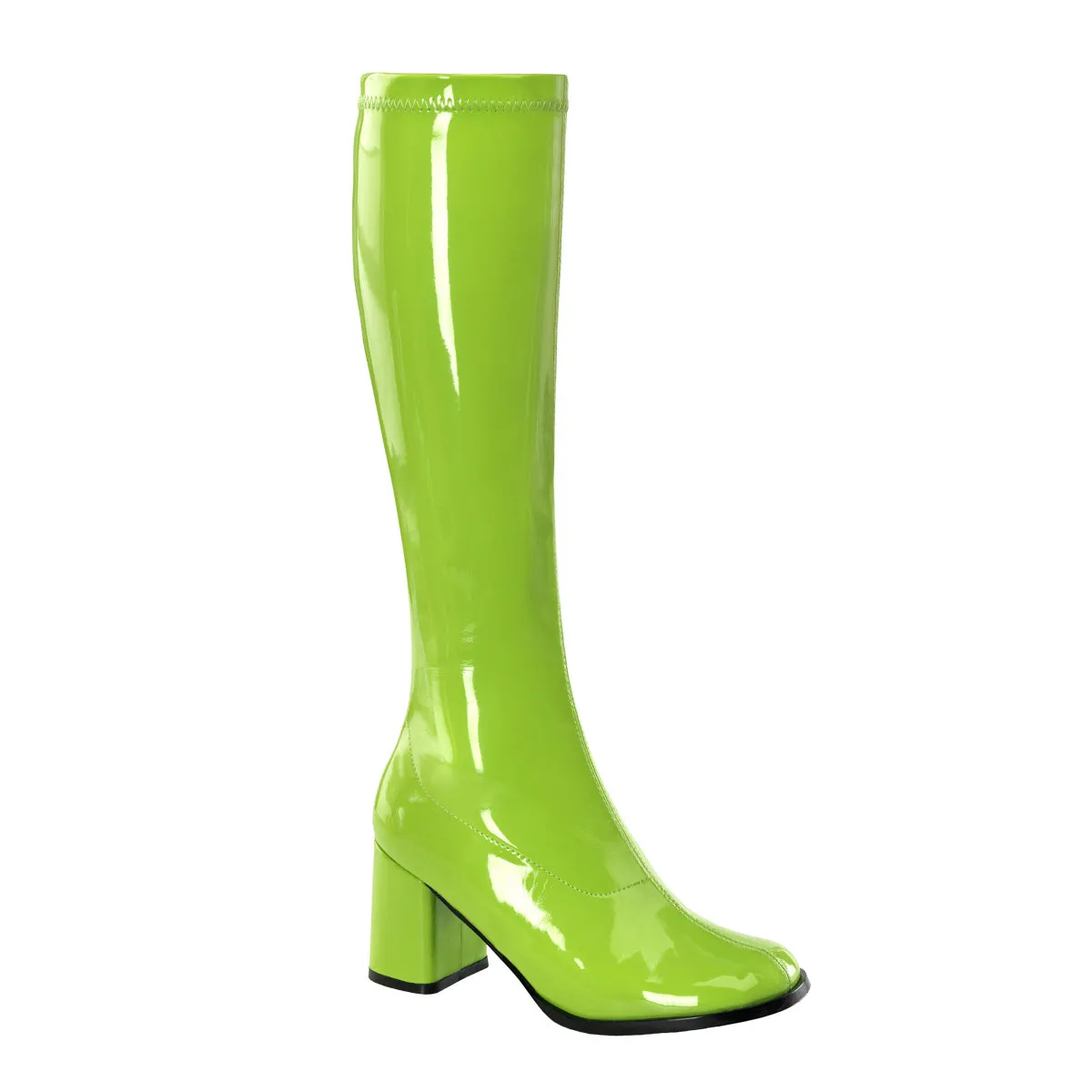 GOGO-300 Funtasma Lime Green Fancy Dress Women's Boots (Fantasy Footwear)
