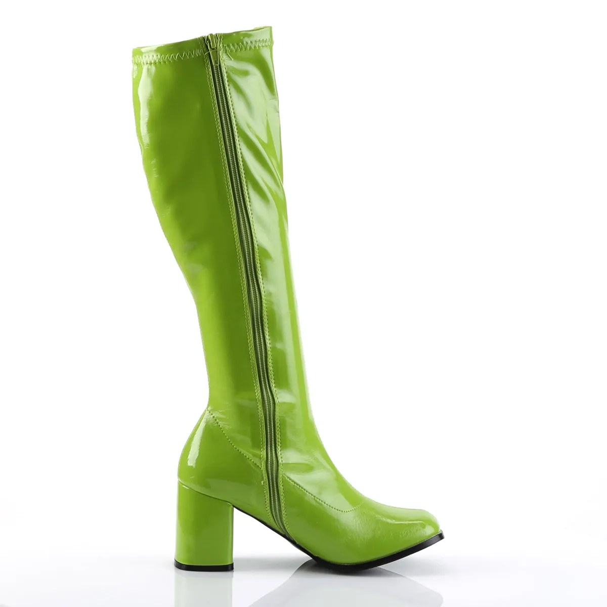 GOGO-300 Funtasma Lime Green Fancy Dress Women's Boots (Fantasy Footwear)