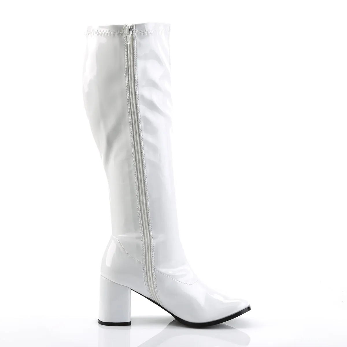 GOGO-300WC Funtasma White Fancy Dress Plus Sizes & Wide Width/Shaft (Fantasy Footwear)