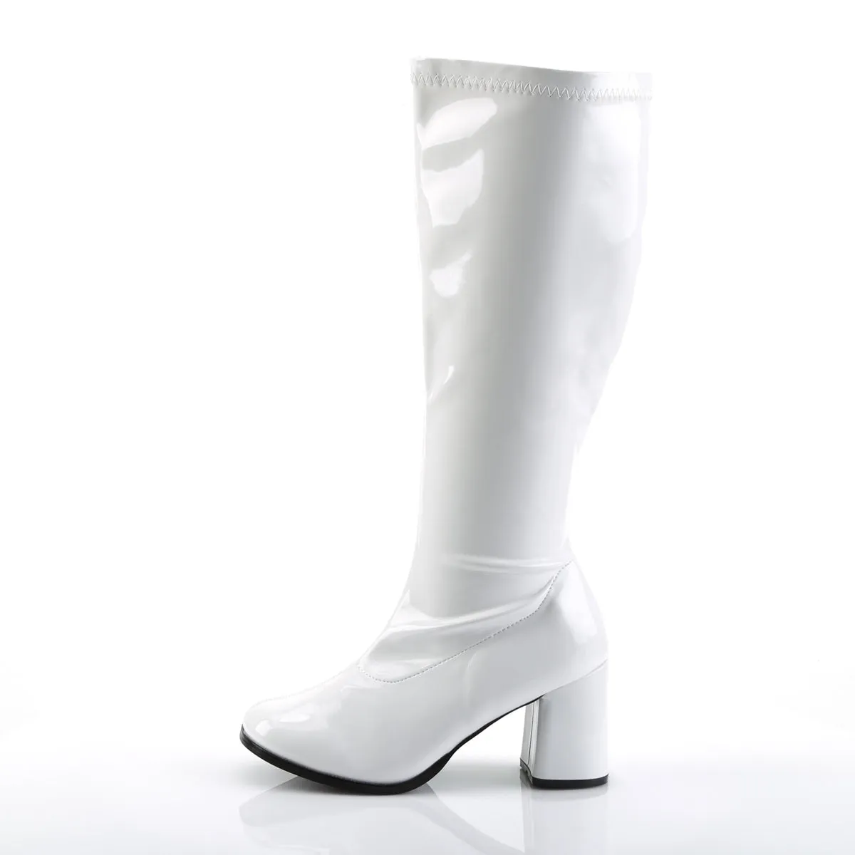 GOGO-300X Funtasma White Fancy Dress Plus Sizes & Wide Width/Shaft (Fantasy Footwear)