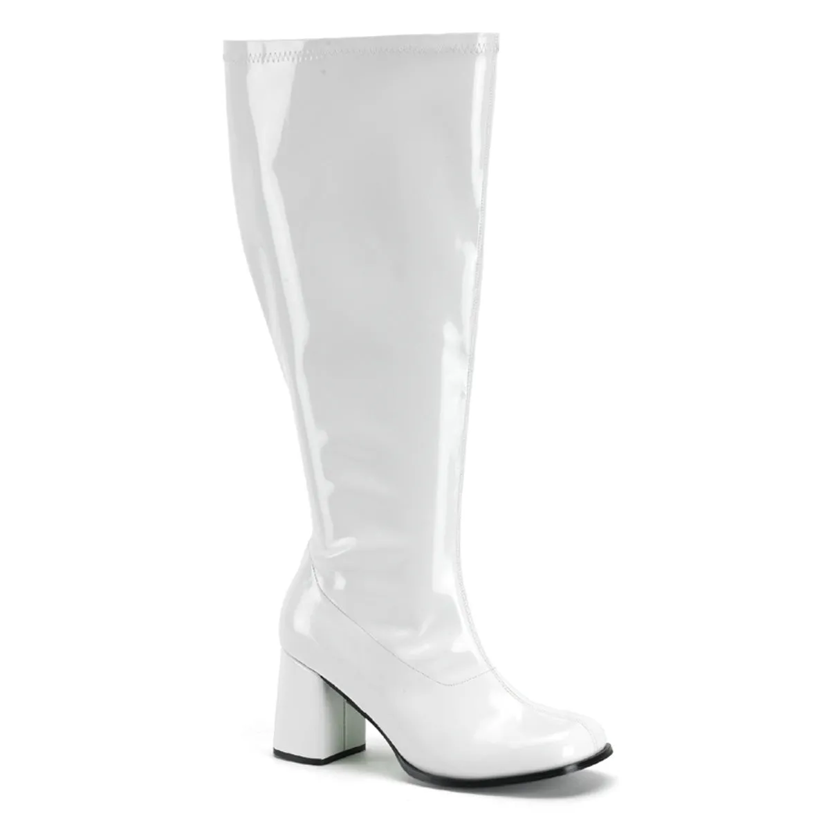 GOGO-300X Funtasma White Fancy Dress Plus Sizes & Wide Width/Shaft (Fantasy Footwear)