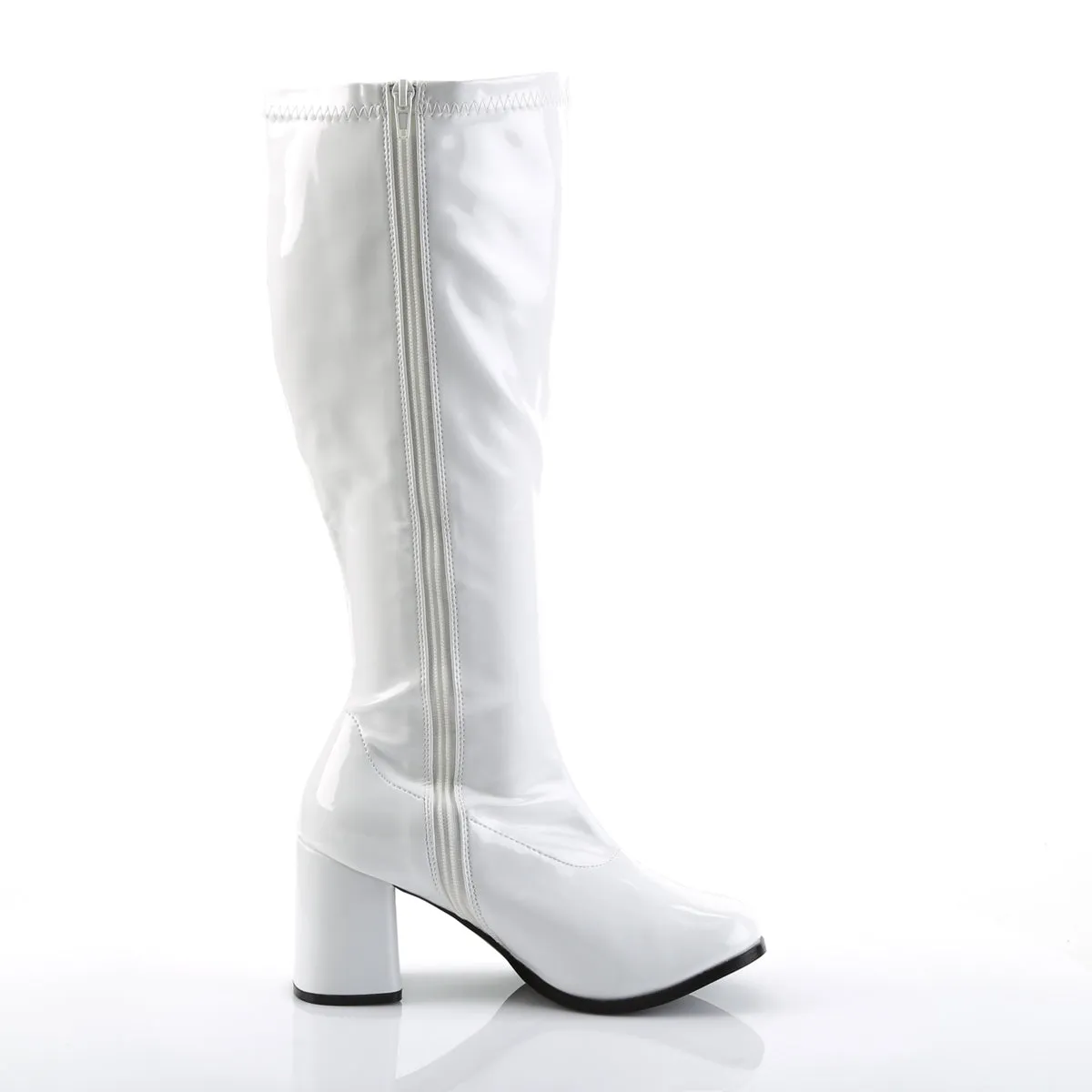 GOGO-300X Funtasma White Fancy Dress Plus Sizes & Wide Width/Shaft (Fantasy Footwear)