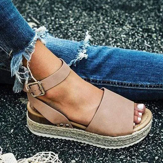 HAJINK Platform Sandals