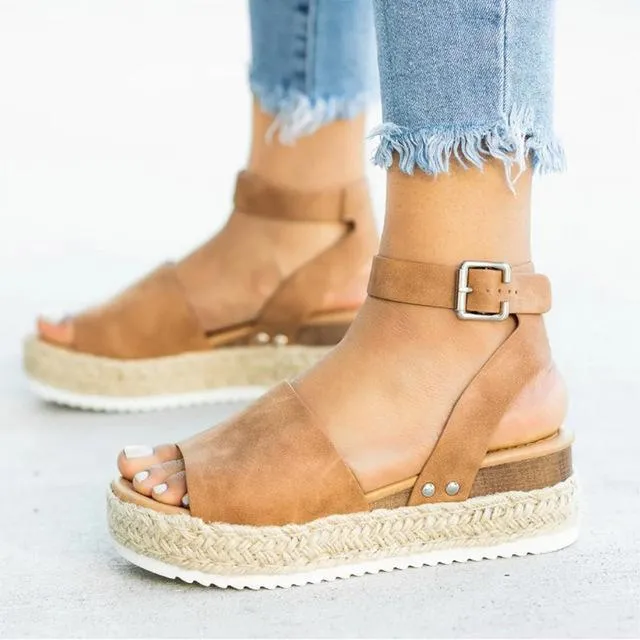HAJINK Platform Sandals