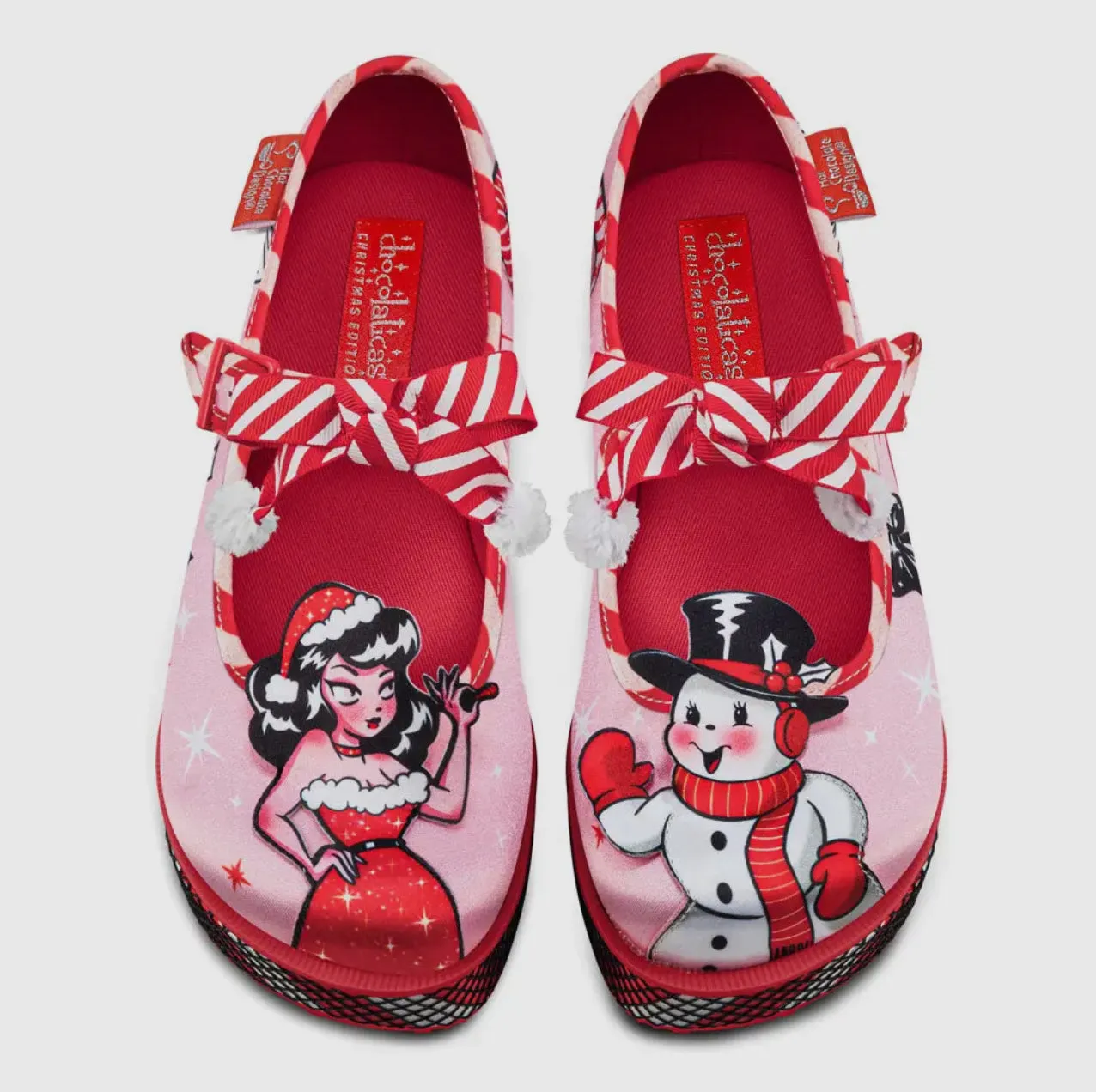 Hot Chocolate Chocolaticas® Betty Claus Mary Jane Platform Shoes