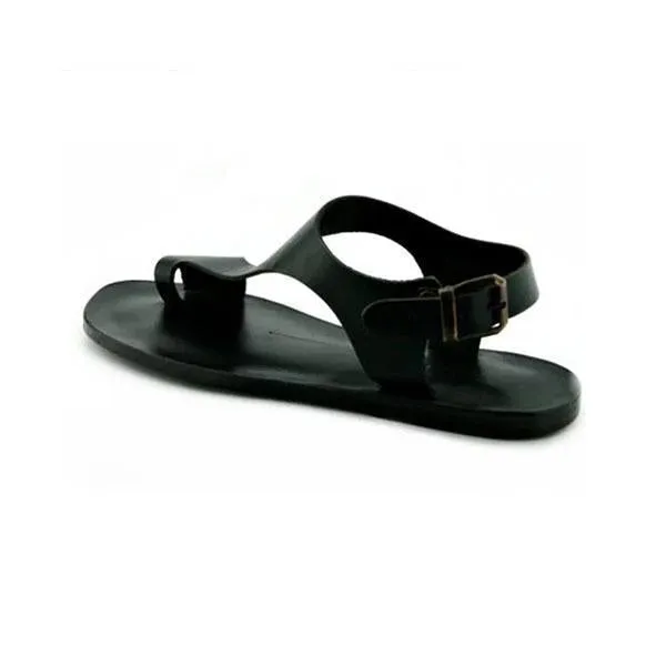 Kimemoda Casual Ankle Buckle Toe Ring Sandals