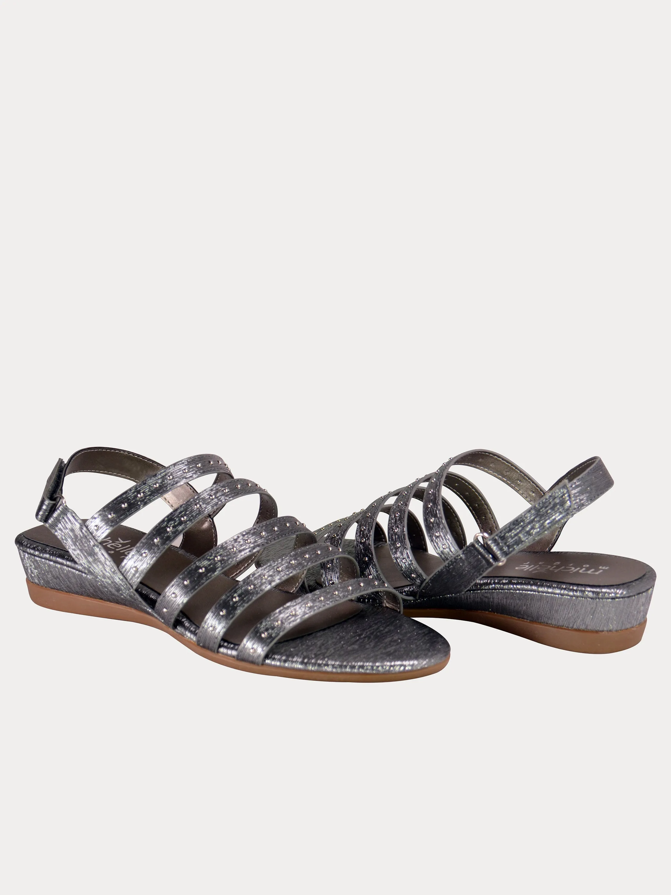 Michelle Morgan 814875 Gladiator Flat Back Strap Sandals