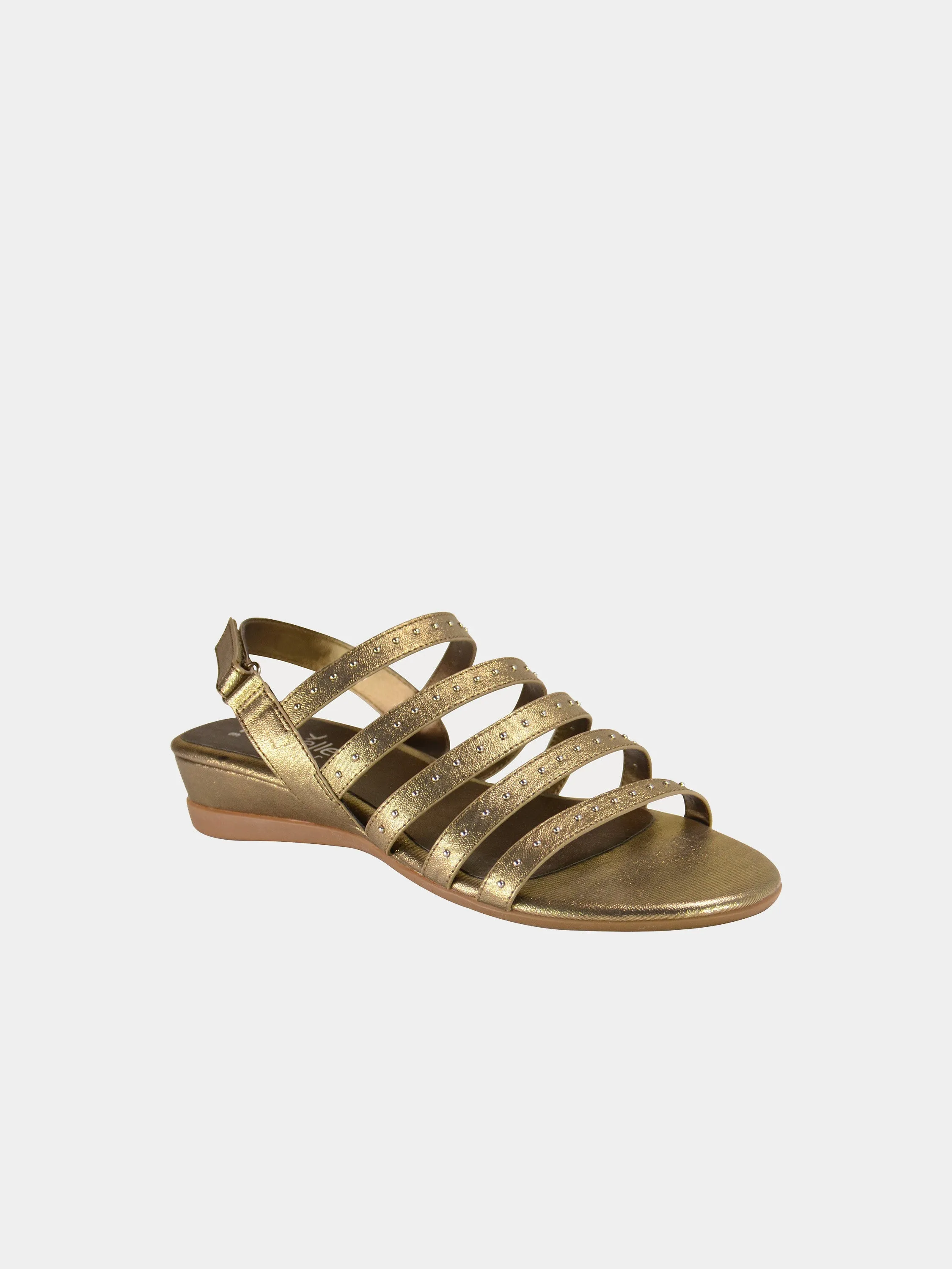 Michelle Morgan 814875 Gladiator Flat Back Strap Sandals