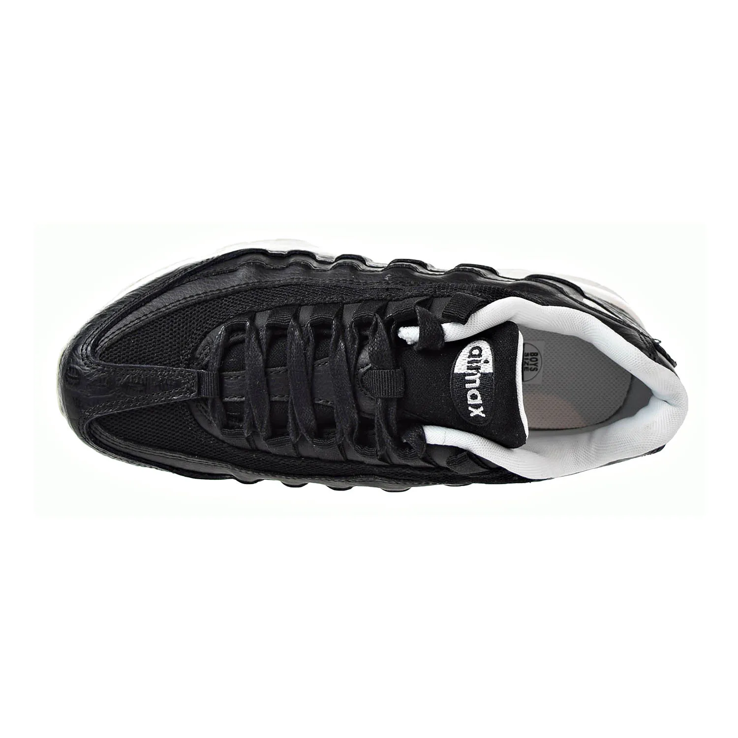 Nike Air Max 95 SE Big Kids' Shoes Black/Summit White