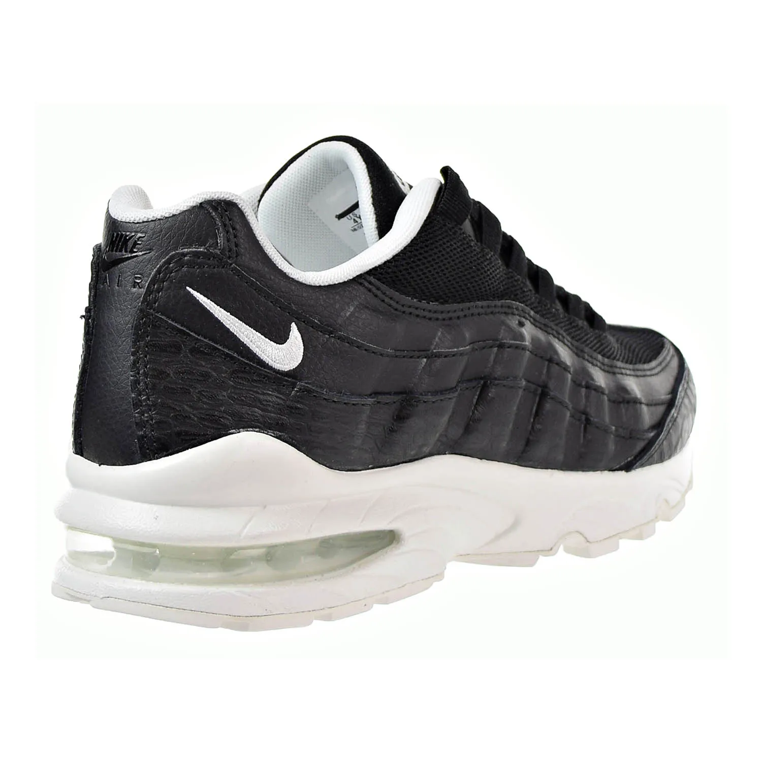 Nike Air Max 95 SE Big Kids' Shoes Black/Summit White