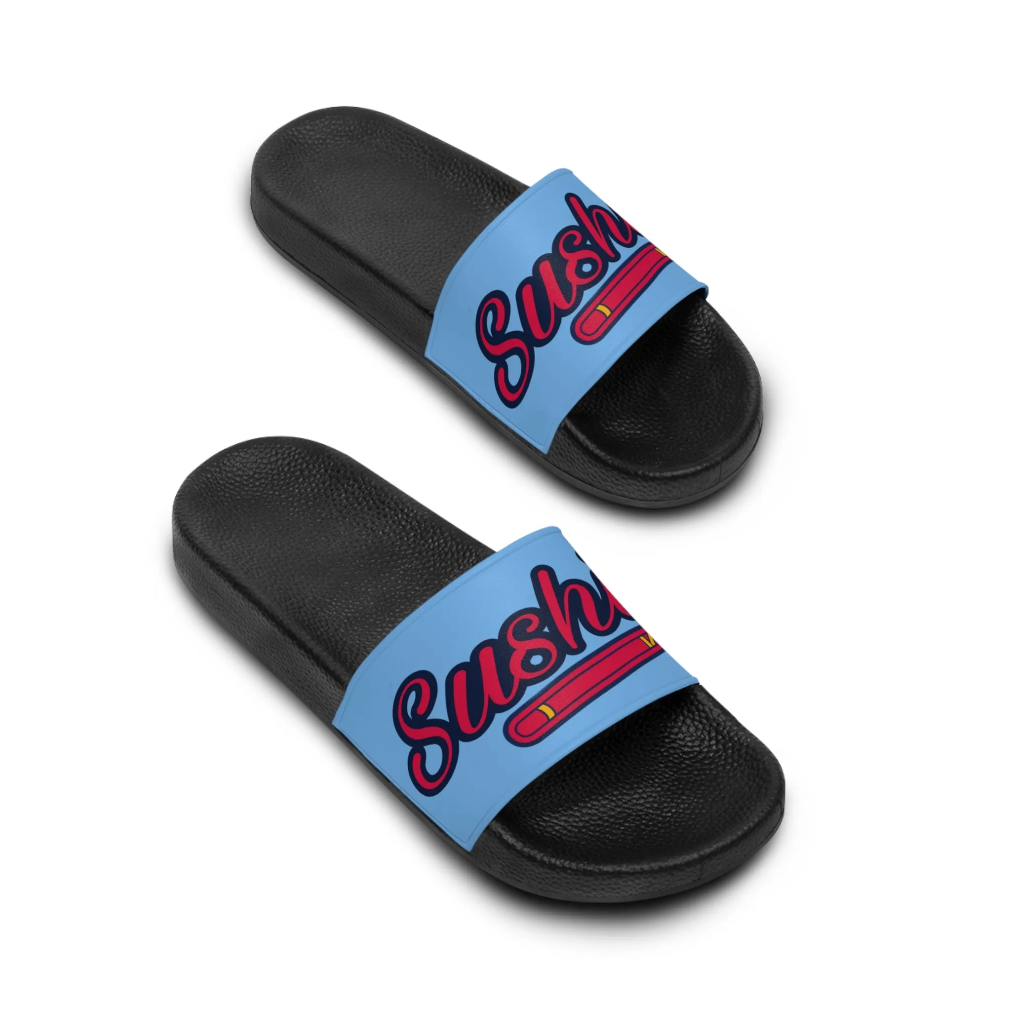 Raw Sushi "Sushi Brave" Slide Sandals powder blue