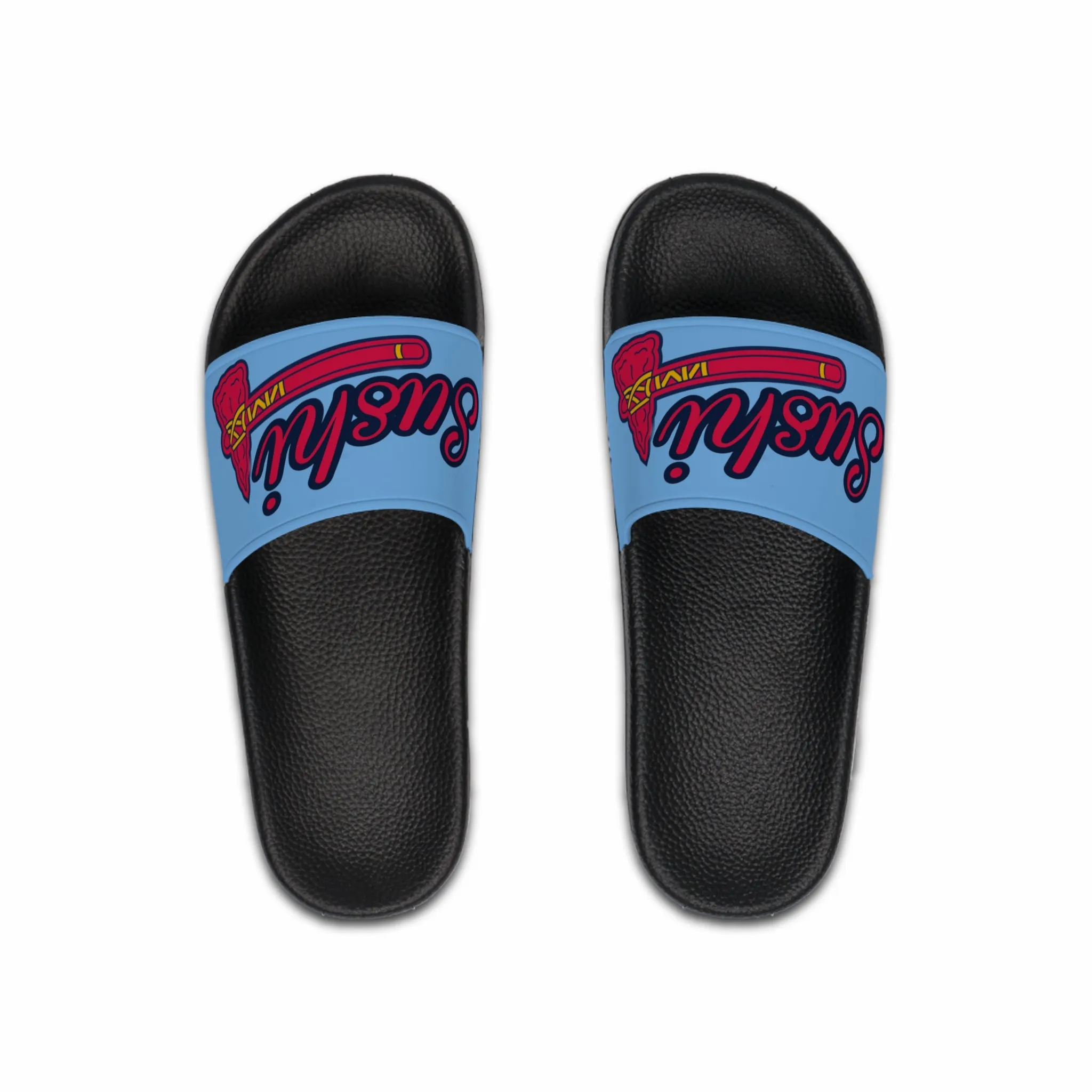 Raw Sushi "Sushi Brave" Slide Sandals powder blue