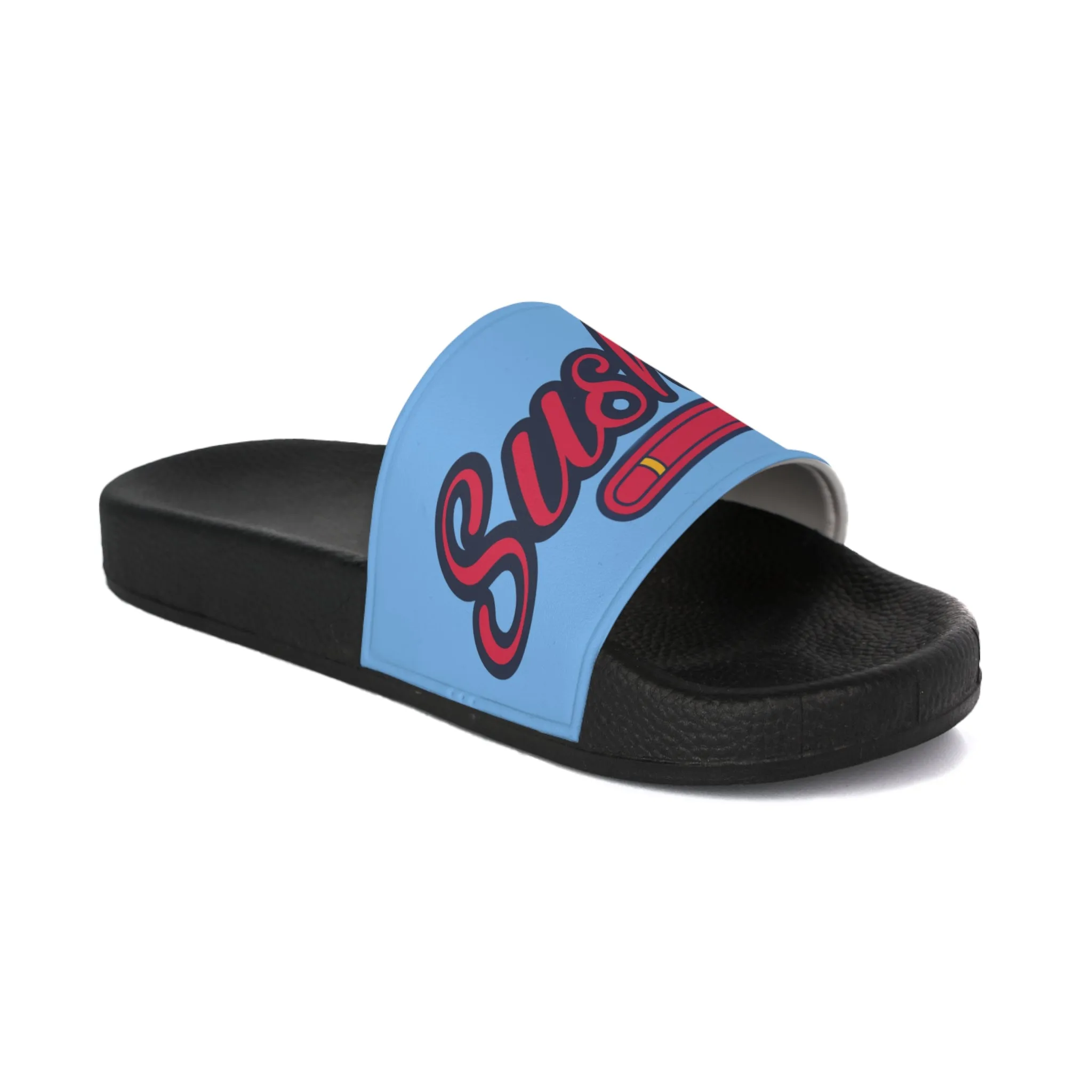 Raw Sushi "Sushi Brave" Slide Sandals powder blue