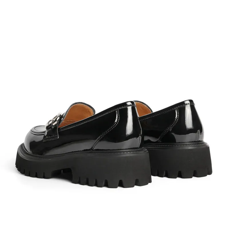 Retro Temperament Platform Loafers