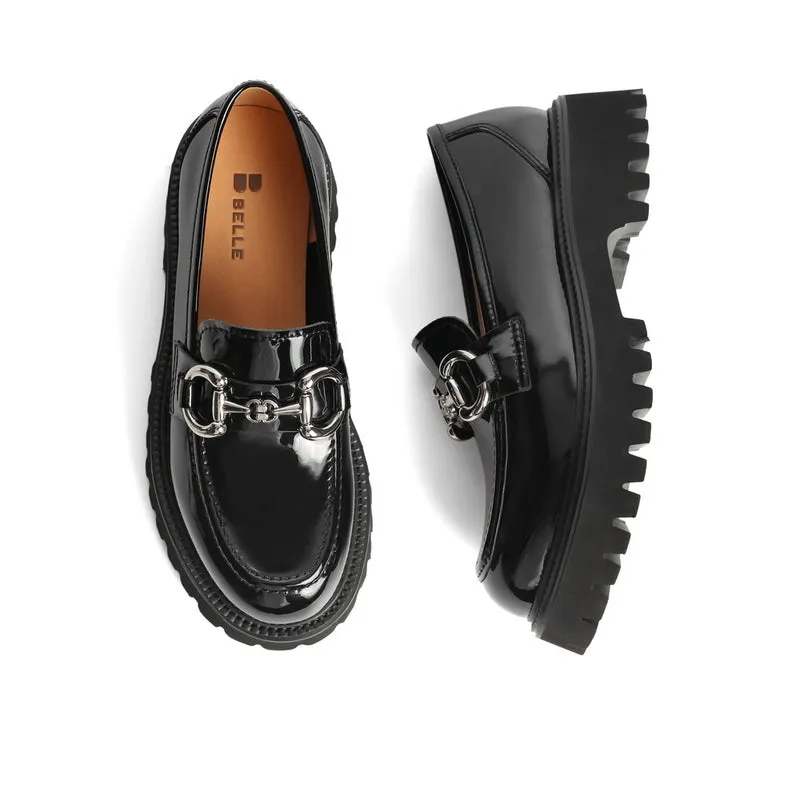 Retro Temperament Platform Loafers