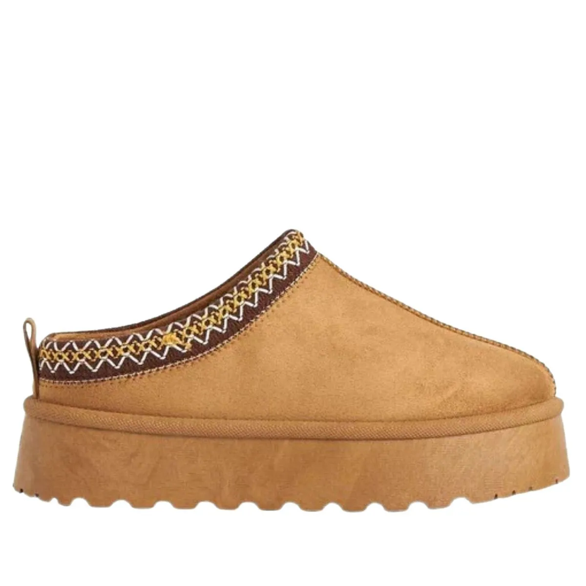 SAMBUCA FAUX FUR LINING KNIT SLIPPERS