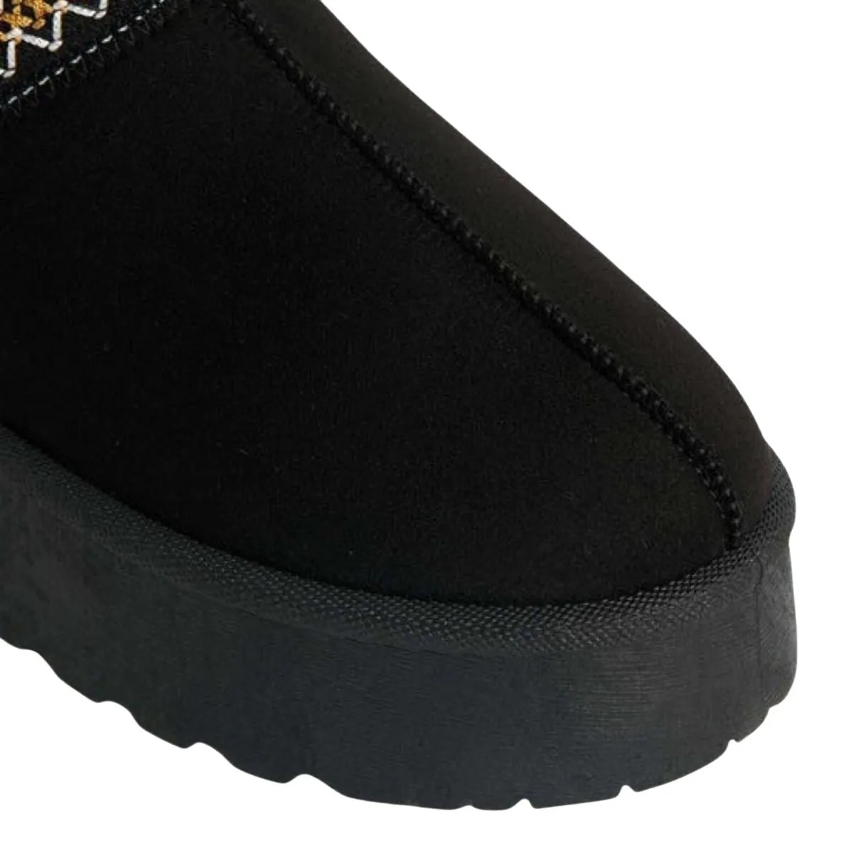 SAMBUCA FAUX FUR LINING KNIT SLIPPERS