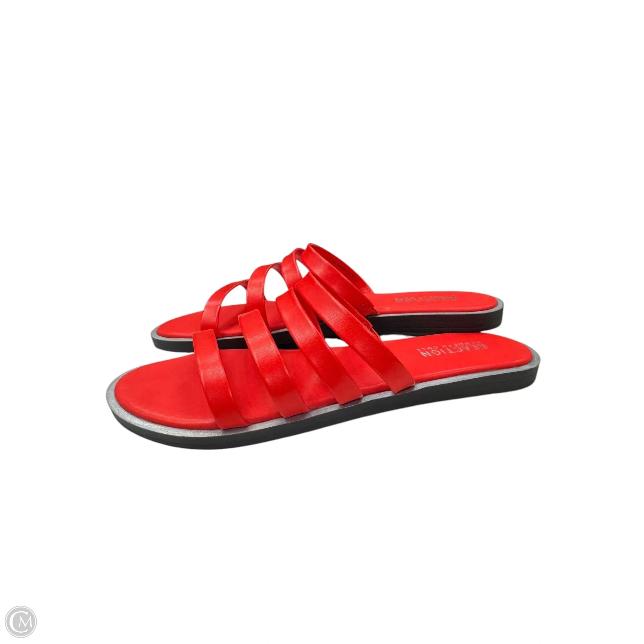 Sandals Flats By Kenneth Cole Reaction In Red, Size: 6.5