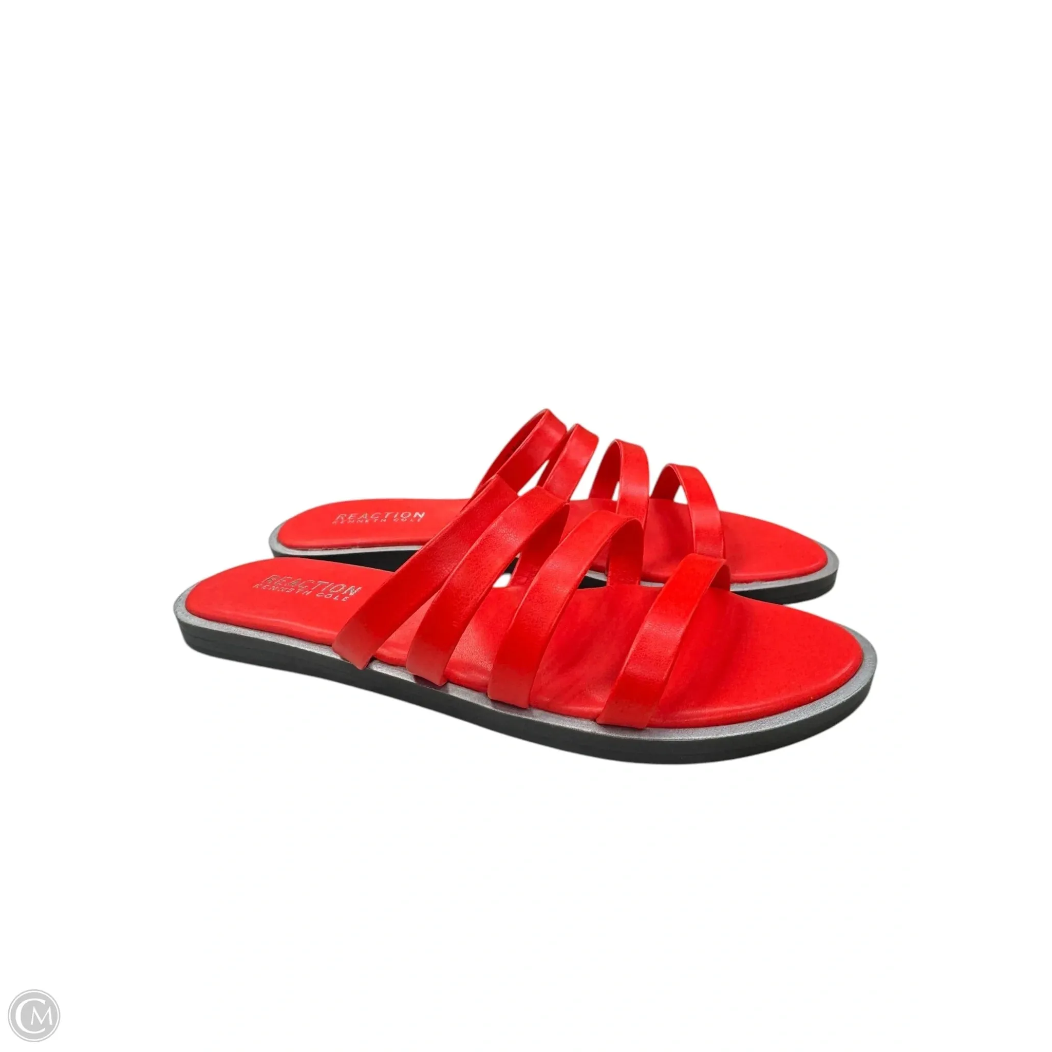 Sandals Flats By Kenneth Cole Reaction In Red, Size: 6.5