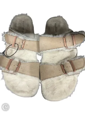 Sandals Flats By Madden Girl In Cream, Size: 8
