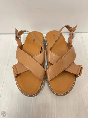 Sandals Flats By Torrid In Brown, Size: 9