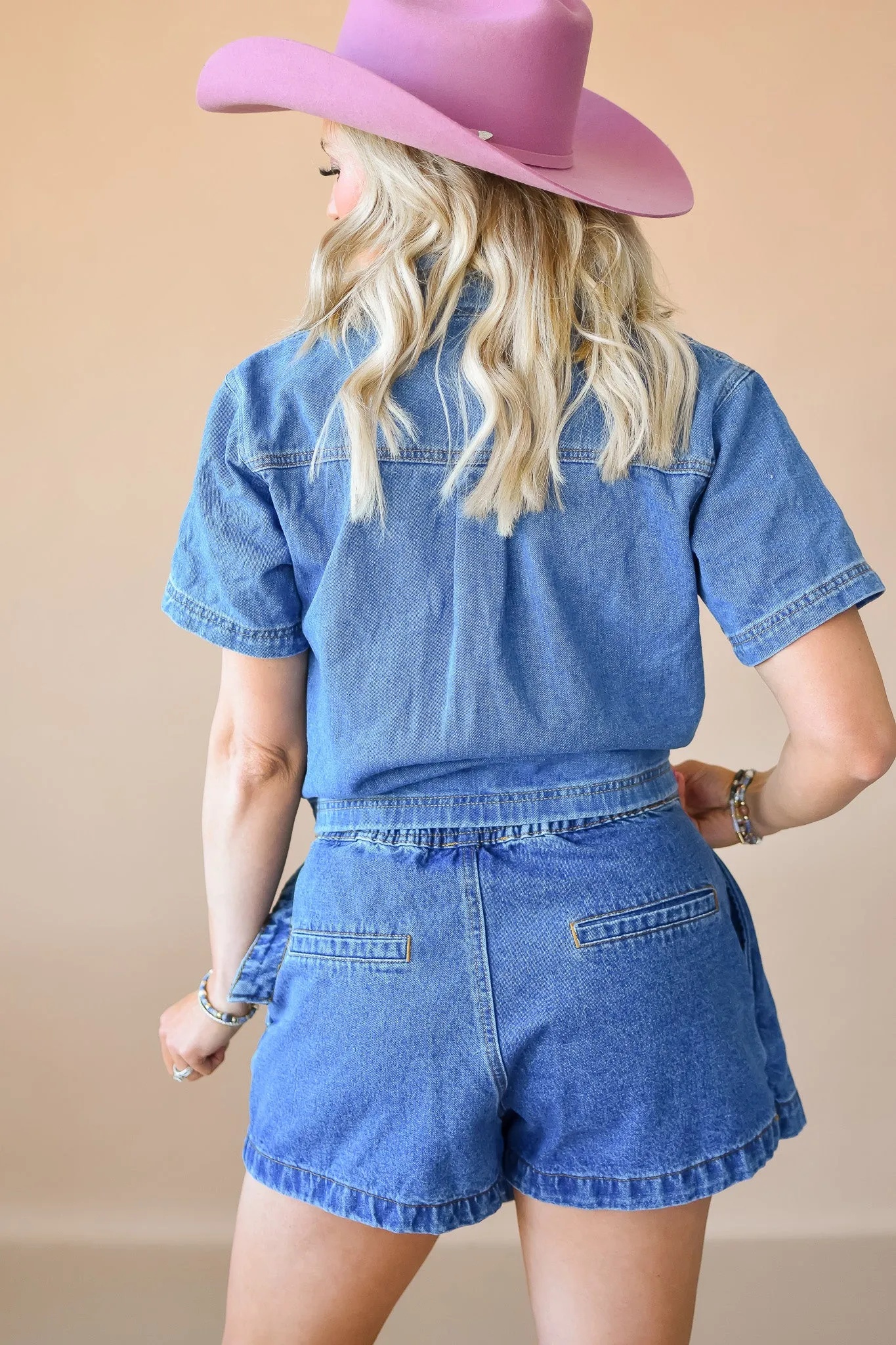 Shauna Denim Skort