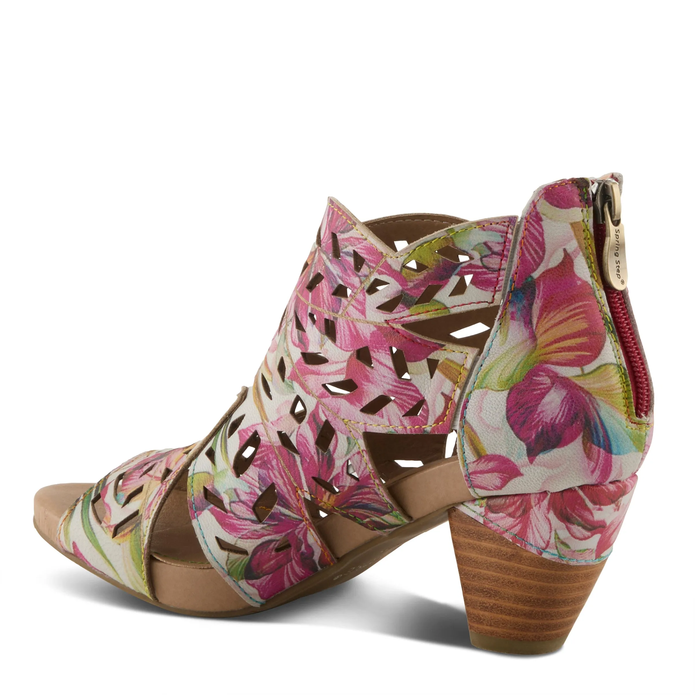 Spring Step Shoes L'Artiste Icon Fleur Sandals Women’s Leather 2.5" Heel