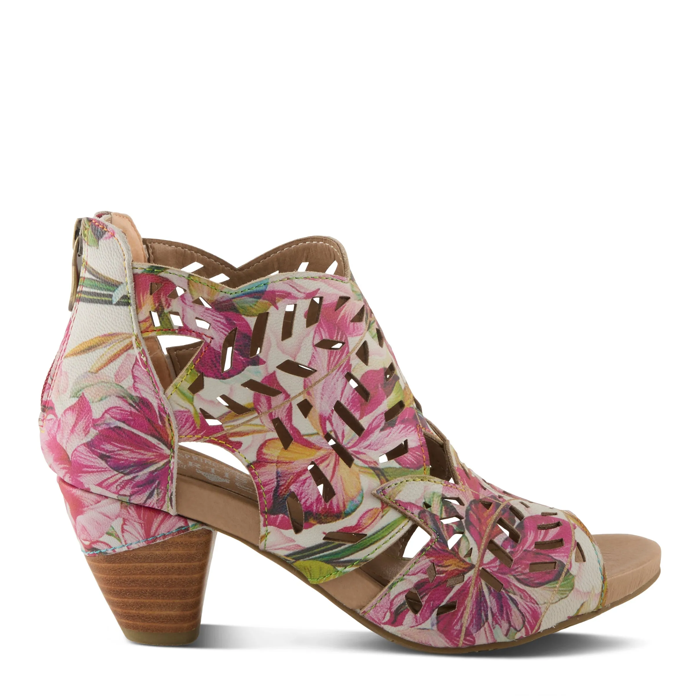 Spring Step Shoes L'Artiste Icon Fleur Sandals Women’s Leather 2.5" Heel