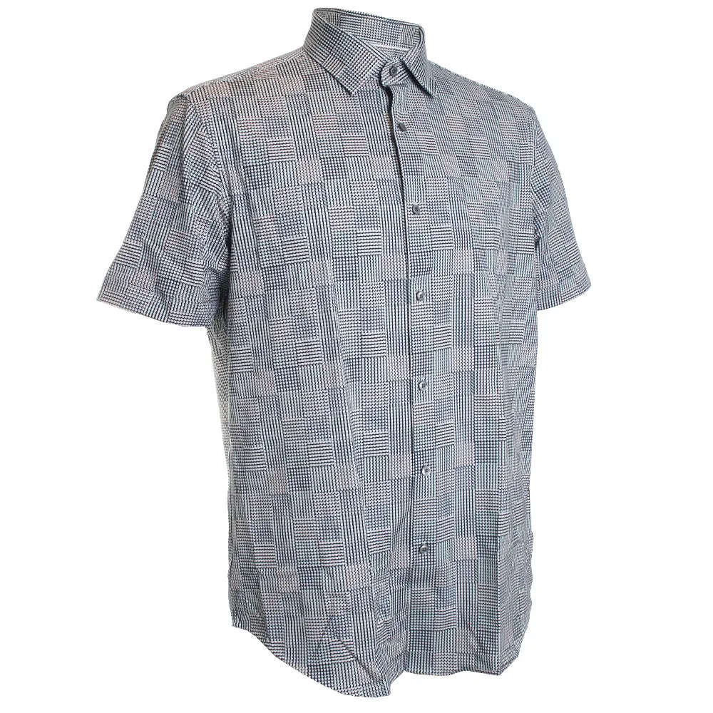 SS Graphite Geometric Shirt