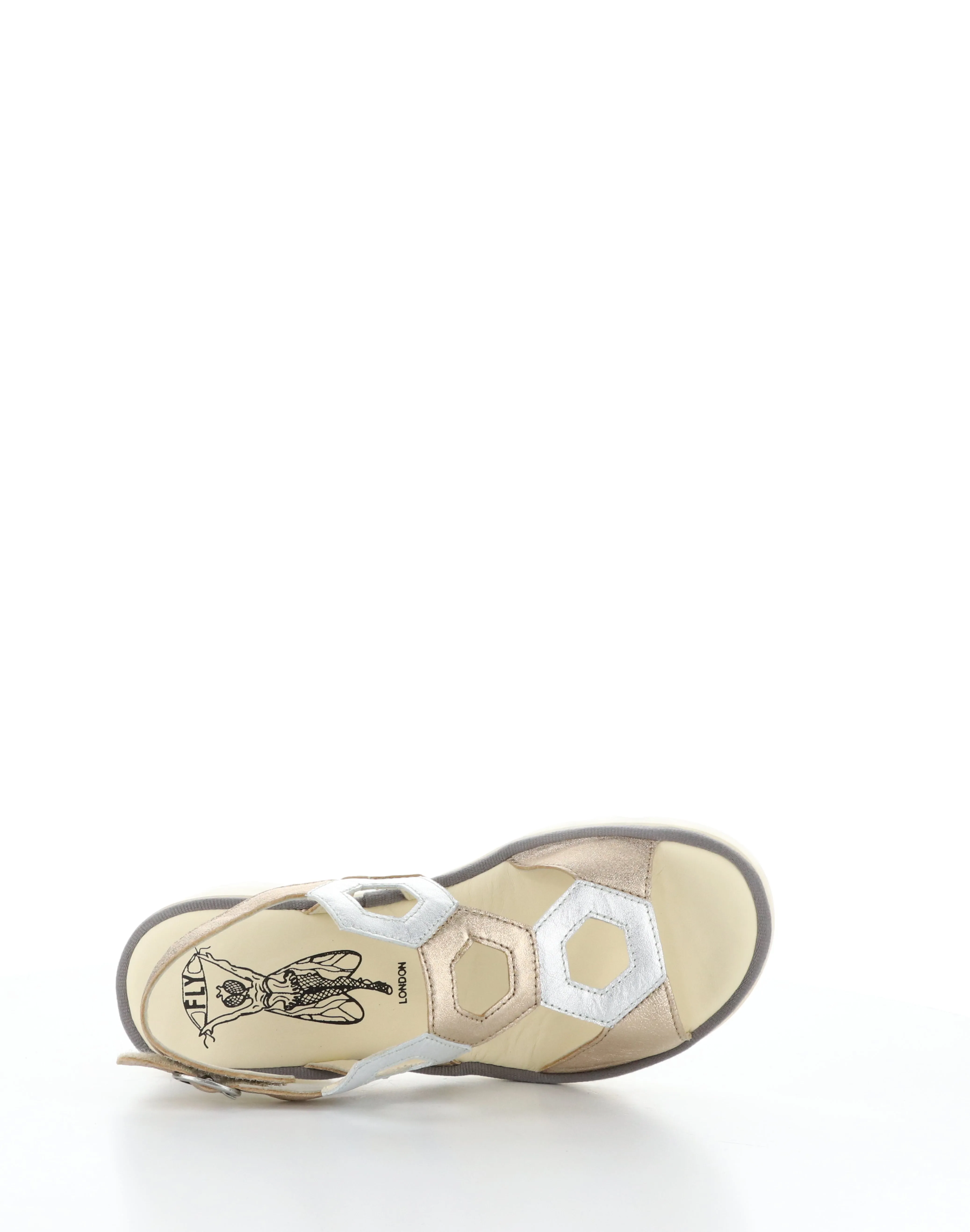 TEWA573FLY 007 SAHARA/SILVER Round Toe Sandals