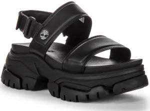 Timberland Adley Way A5Urz In Black Platform Sandals