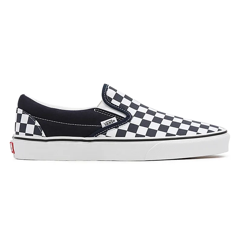 Vans Checkerboard Classic Slip-On Shoes Parisian Night/True White VN0A5JMHARY