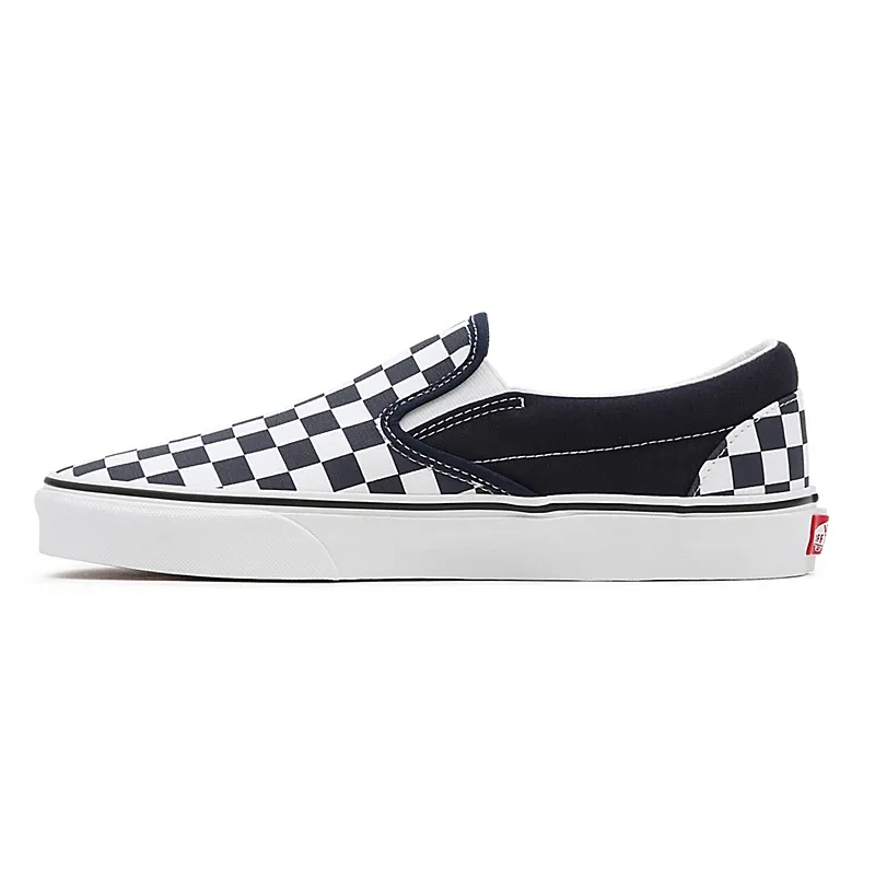 Vans Checkerboard Classic Slip-On Shoes Parisian Night/True White VN0A5JMHARY
