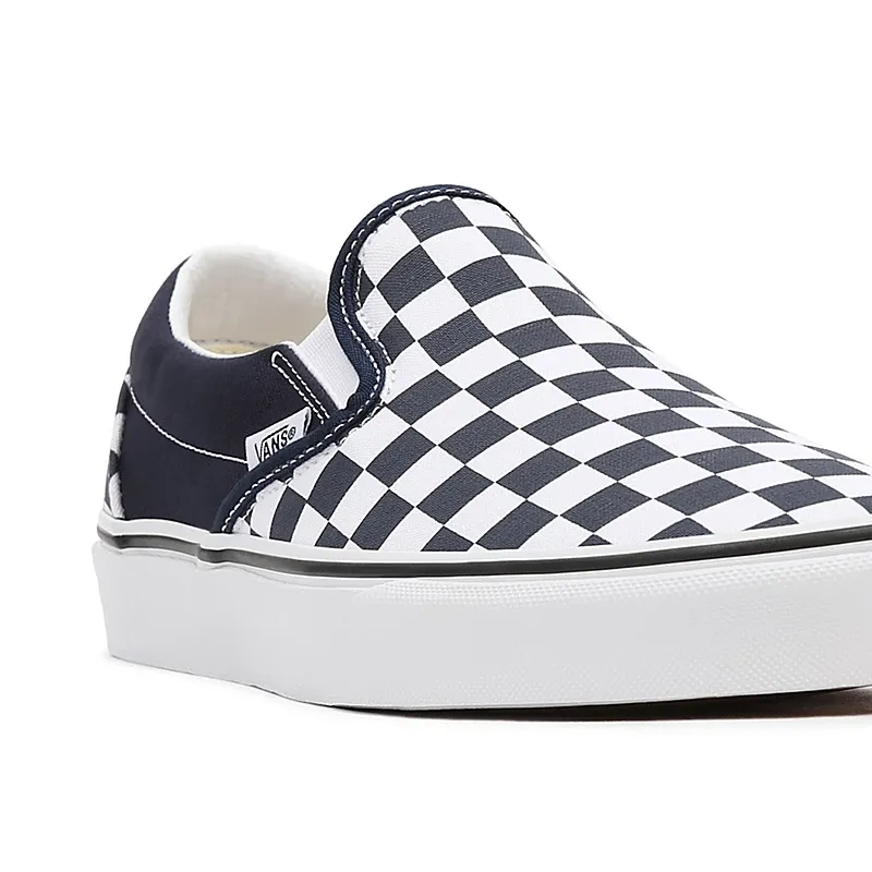 Vans Checkerboard Classic Slip-On Shoes Parisian Night/True White VN0A5JMHARY
