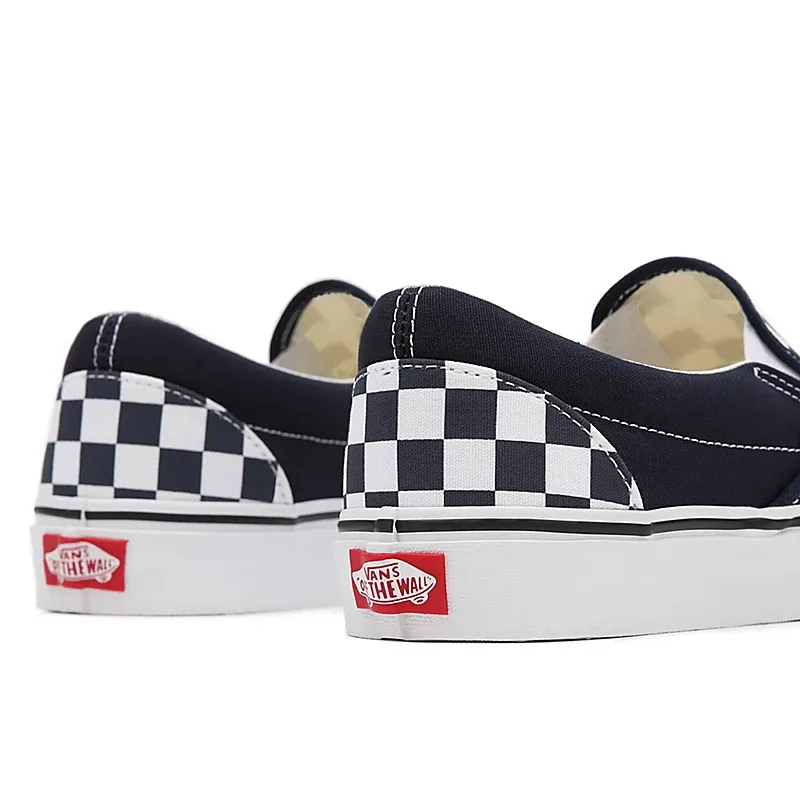 Vans Checkerboard Classic Slip-On Shoes Parisian Night/True White VN0A5JMHARY