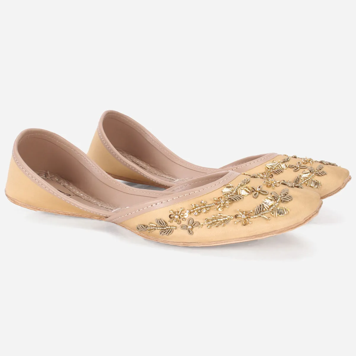 Womens "JOASH" Decorated Flat Khussa